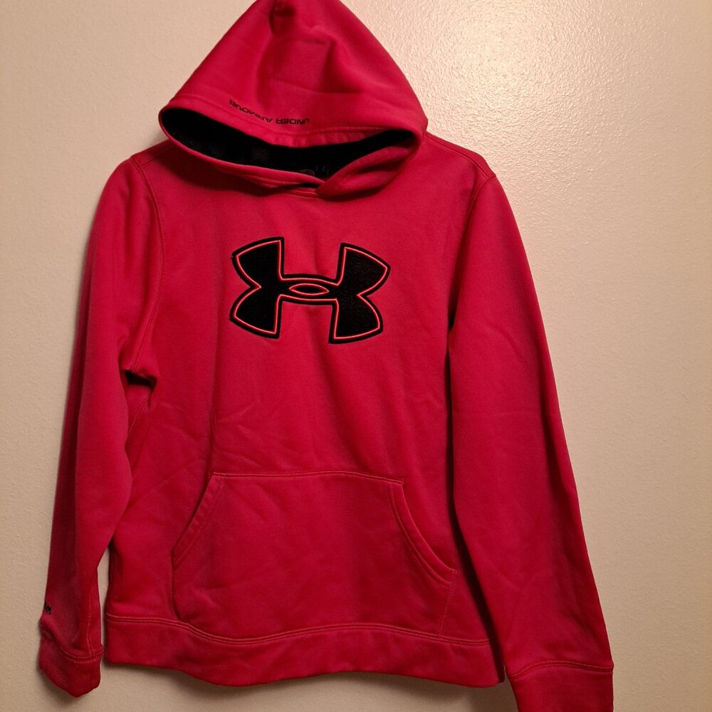 Under Armour Loose Fit Storm Logo Hooded Sweatshirt - Picture 1 of 6